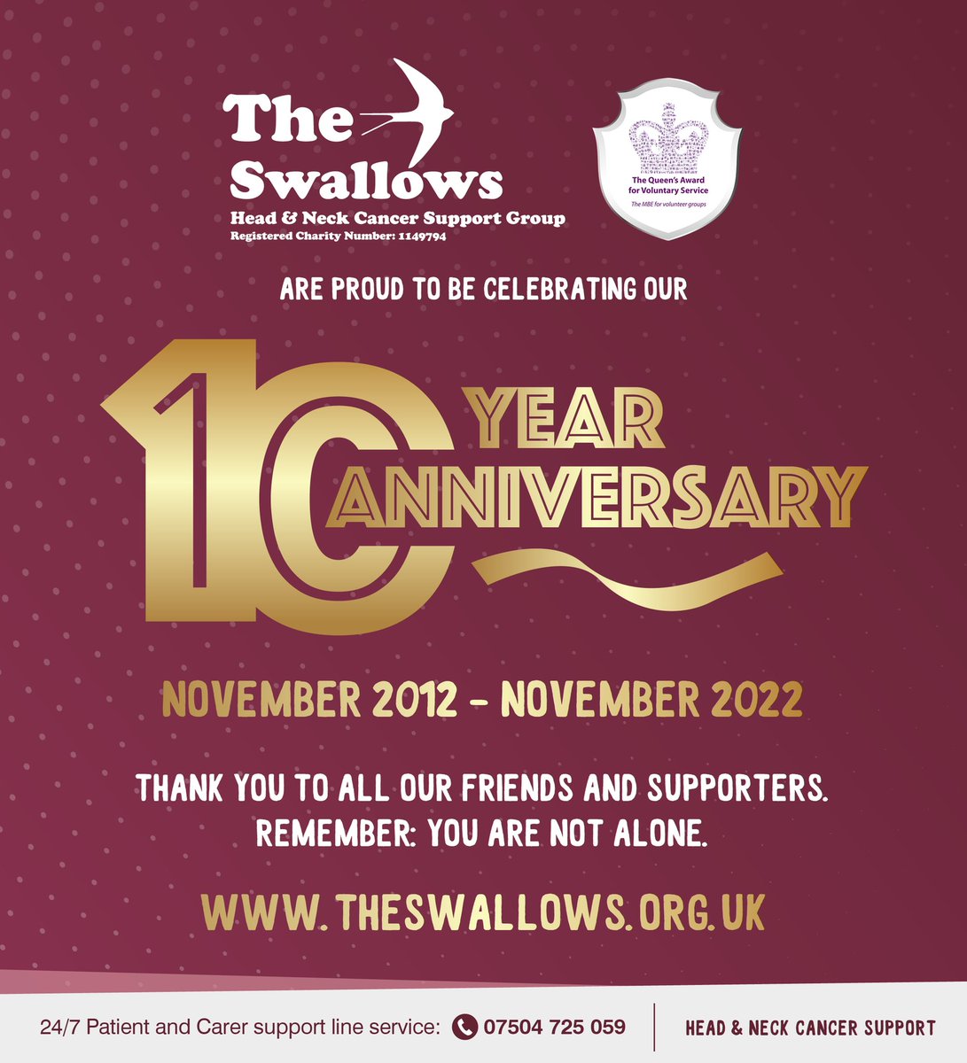 swallowsgroup's tweet photo. WOW It’s our 10th year anniversary in November https://t.co/oWLOevpC1T