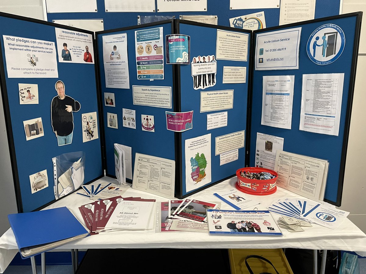 KPoberezniuk's tweet photo. We are supporting Learning Disability Awareness Week @ULHT_News with support of Acute Learning Disability Liasion nurses from @LPFTNHS at Pilgrim today. #LDWeek22 https://t.co/aZPIusqNt3