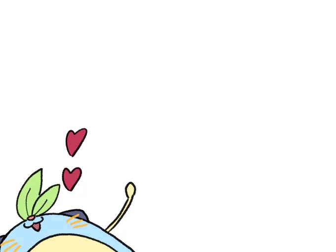 お気に入りの投げキッス後に倒れゆくまめねこ 