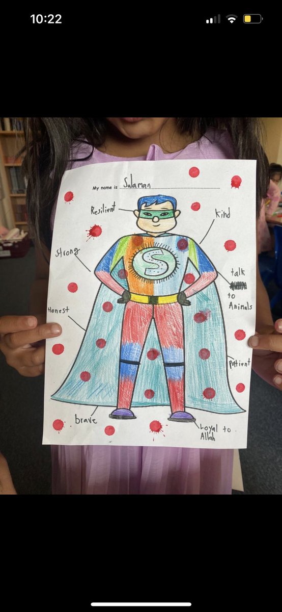 FEC_Academy's tweet photo. This week, students in Keumalahayati looked at ‘Superhero’ prophets and messengers in Islam and the qualities required for them to be successful in their mission! They designed their own superheroes as part of their activity. https://t.co/7F17H1HsWI