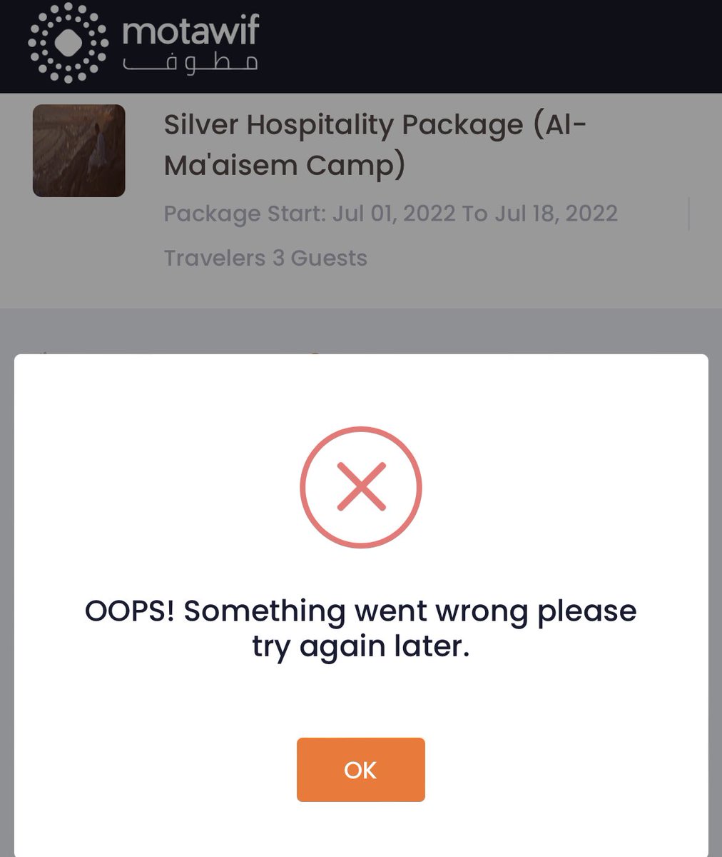 ashifd80's tweet photo. @Motawif_SA 
It’s quite obvious that you have lost your payment gateway for taking payments online due to high failed transactions attempts and high rate of chargebacks from Hajis who don’t trust you can deliver a package after taking their money and booking failed. Shambolic 😡 https://t.co/vTUJsGbRfg