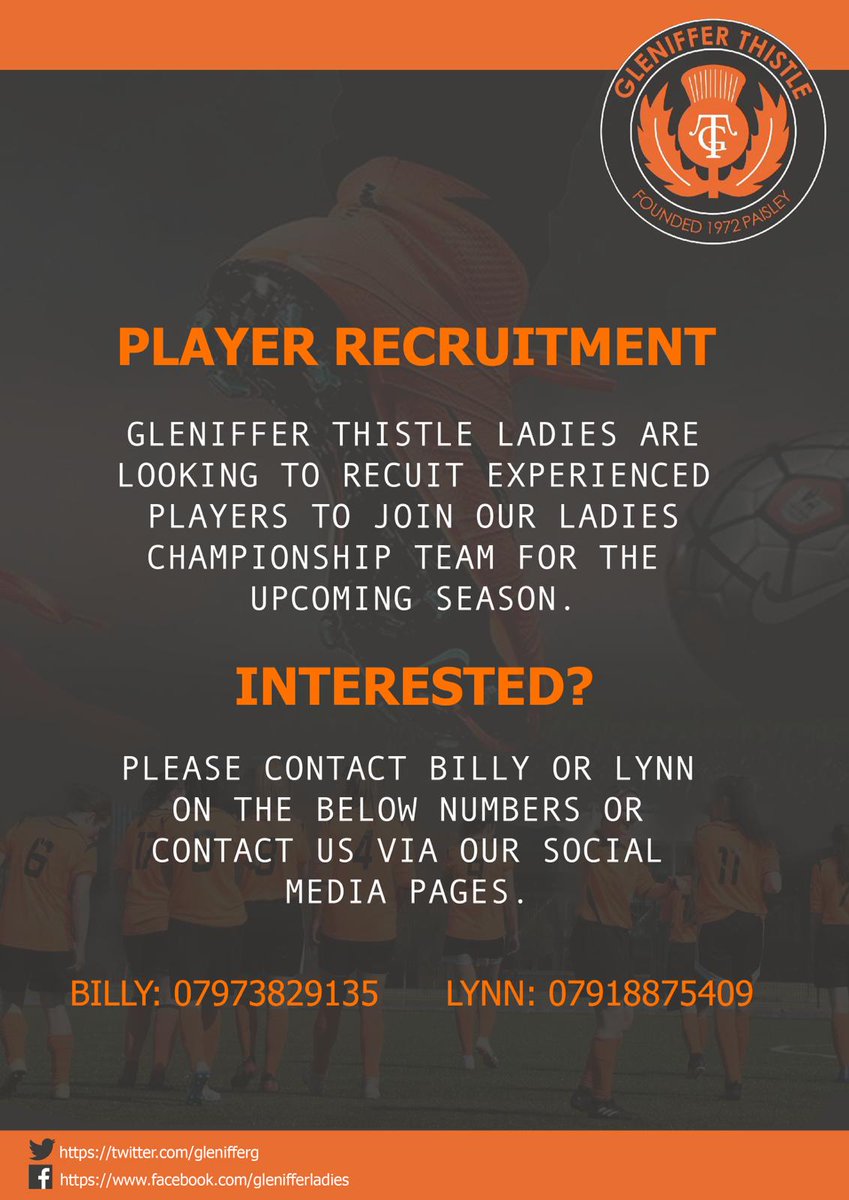 Gleniffer Thistle Ladies (@glenifferg) on Twitter photo 