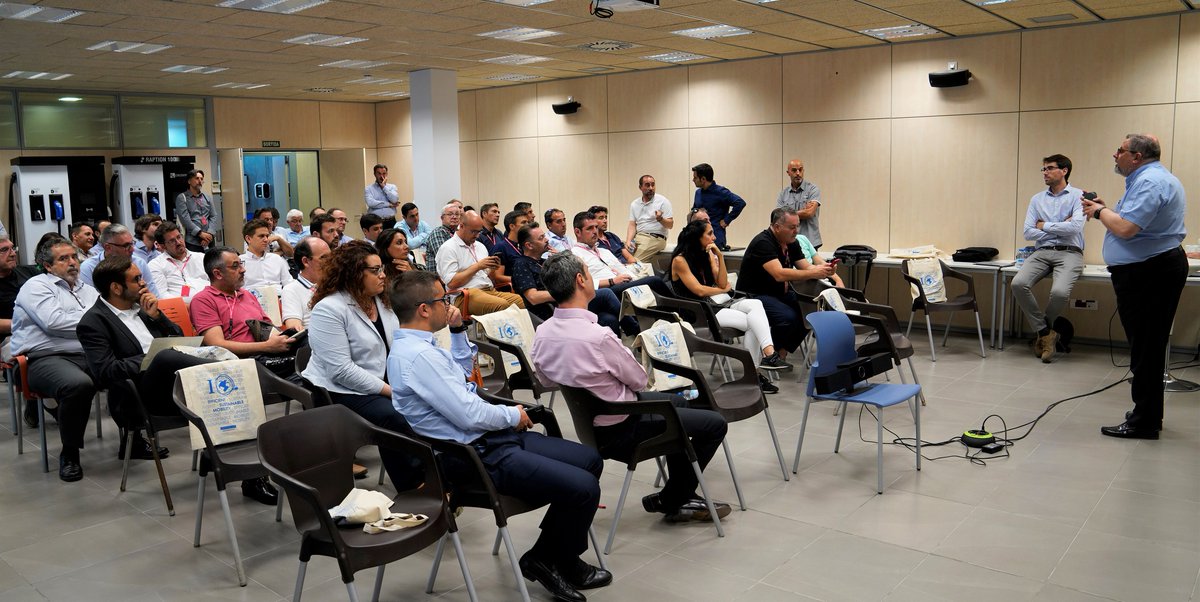circutor's tweet photo. Training with all our sales colleagues on the latest innovations in #ElectricVehicle #Charging offered by the #CIRCUTOR Group. We keep moving forward for #SustainableMobility! https://t.co/ewAa1myIAZ