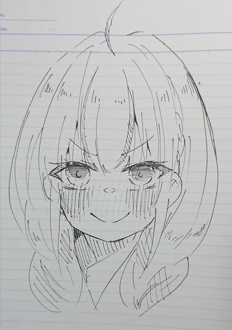 ミリペンであくあちゃんを5分一発書きしてみた✨ 