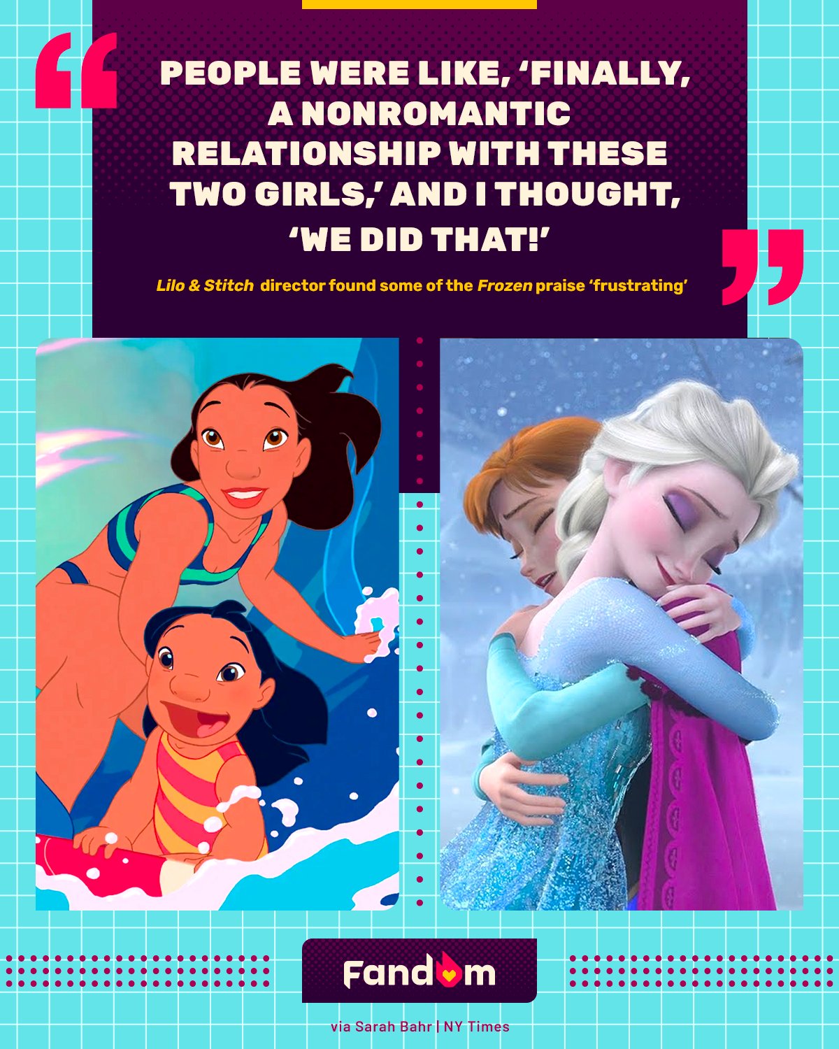 Lilo & Stitch' Director Is 'Frustrated' Over 'Frozen': 'We Did