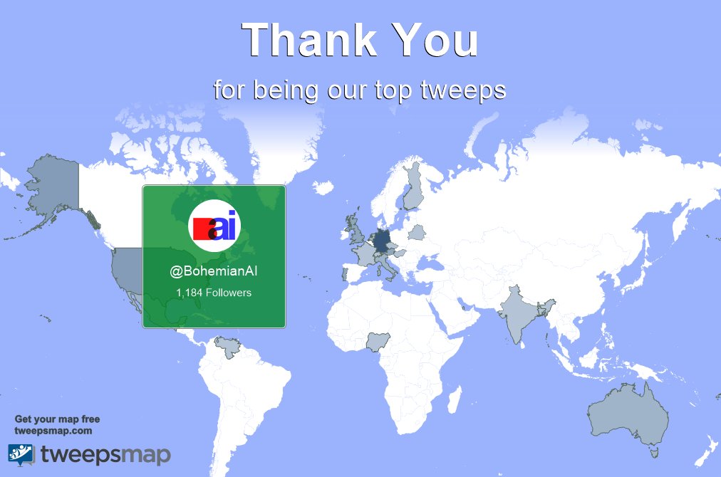 bmftextplus's tweet photo. Special thanks to our top new tweeps this week @BohemianAI https://t.co/YmSc5SuIc1