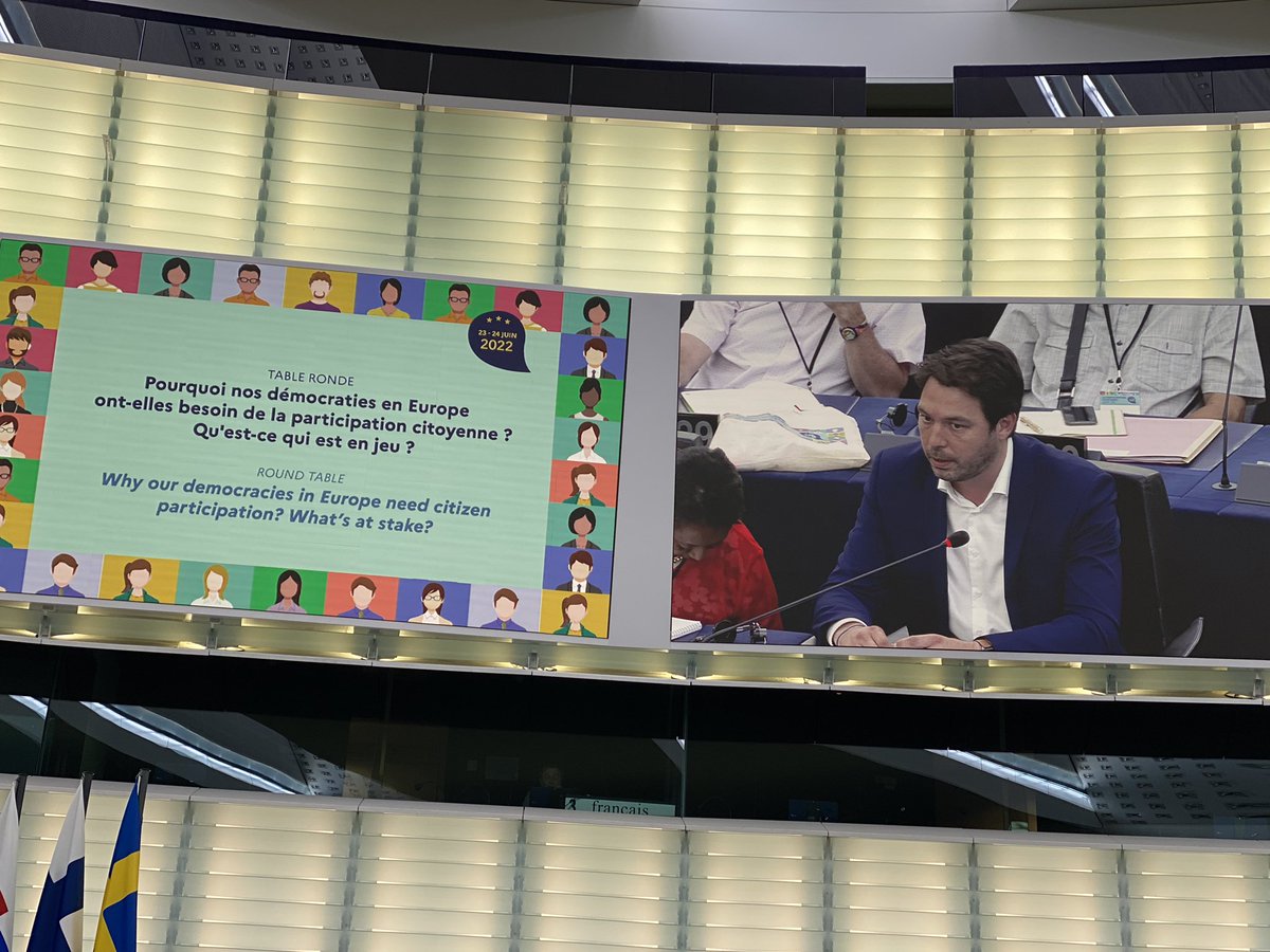 “Citizen participation is also a way to recreate links between citizens and elected officials and their own democracy” “it recreates trust” says <a href="/thomasdudebout/">Thomas Dudebout</a> at the <a href="/EUparliament/">European Parliament</a> <a href="/ANCTerritoires/">Agence nationale de la cohésion des territoires</a> <a href="/URBACT/">URBACT</a> <a href="/fabienne_keller/">Fabienne Keller</a> @CNV_villes