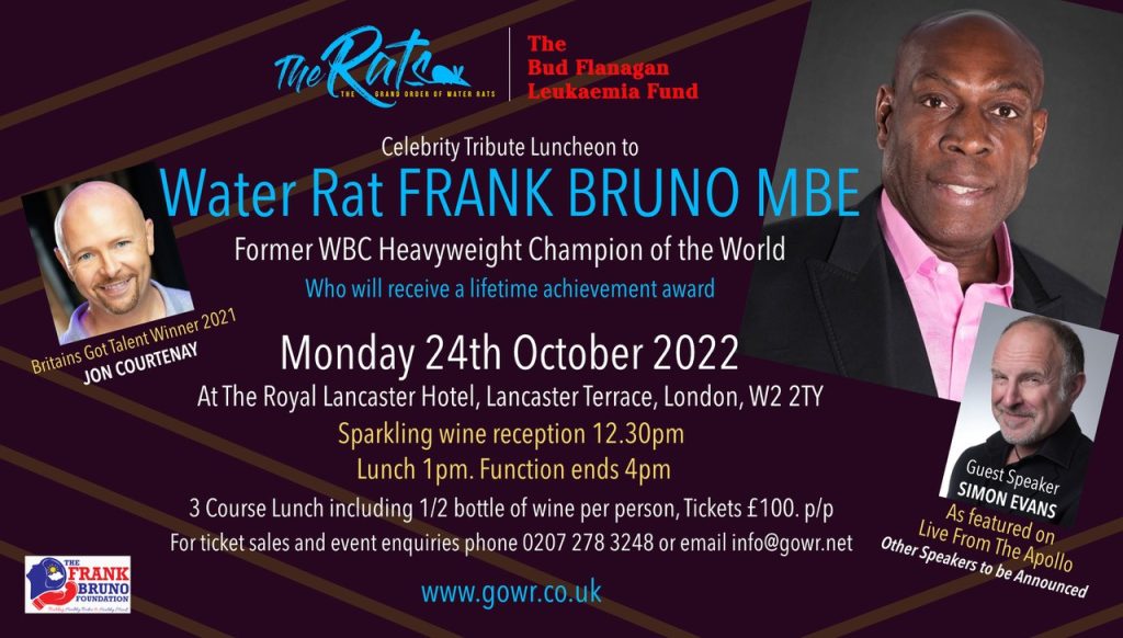 UkCabaret's tweet photo. New post Water rat Fran Bruno mbe - https://t.co/RyCHd8pMxR
https://t.co/xRjapihSC8 https://t.co/8FPBTN68hI