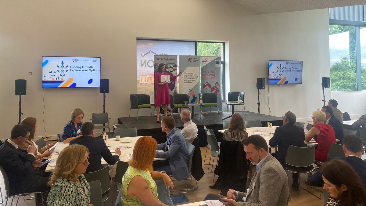 InvestNI's tweet photo. Great to see so many people in attendance at today's Access to Finance Conference, in partnership with @Inter_Trade and @BritishBBank. 

Attending individuals will have the opportunity to hear what funding options are available for their small business. #ATF2022 https://t.co/KYZpNg5tRt