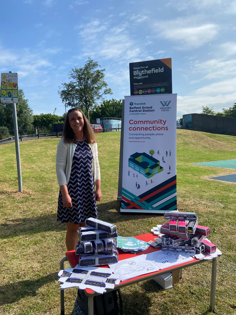 Translink_NI's tweet photo. Belfast Grand Central station Project Team are down to celebrate the graduating class of 2022 at Arellian Nursery school 🥳🎉 #Itsgrand #BTH https://t.co/96K5lvZ3Hr