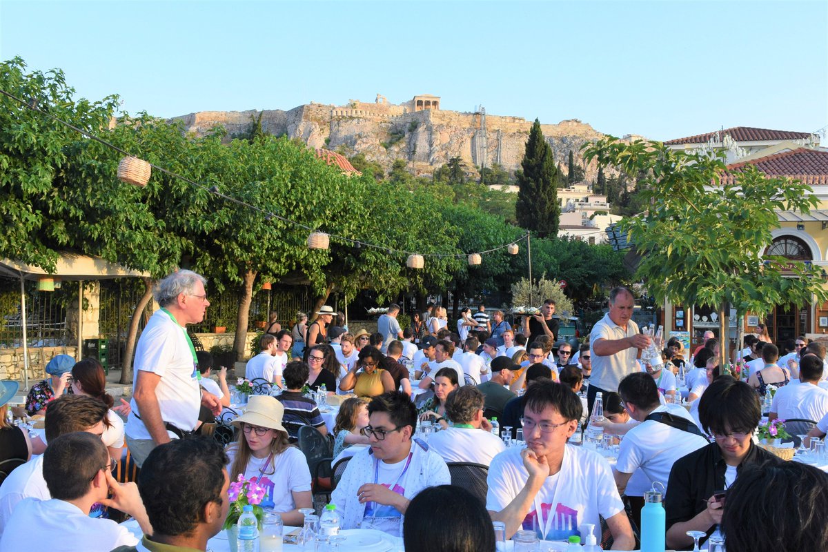 grnet_gr's tweet photo. ☀🏛 Something about last evening, during the first social event of #IHPCSSATH! A guided tour of the Acropolis &amp; dinner in the magical scenery of Athens’ old town. What a great opportunity for networking &amp; fun!

#IHPCSS22 #IHPCSS #GRNET #PRACE #HPC #HighPerformanceComputing https://t.co/qP9ReJ5Kif