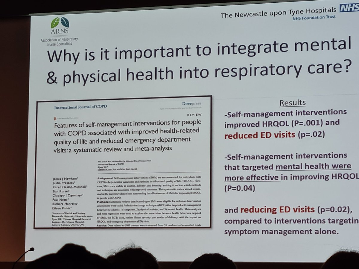 Why is it important to integrate mental and physical health into respiratory care? #BTSSummer2022 <a href="/KarenMarshall02/">Dr Karen Marshall</a>
🔹️Psychological burden of breathlessness under-treated co-morbidity in people living with respiratory conditions contributing to hospital admissions <a href="/TheACPRC/">ACPRC</a>