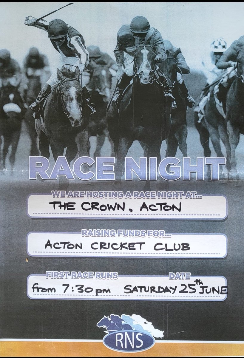 🚨ACC RACENIGHT🚨
   PRIZES TO BE WON