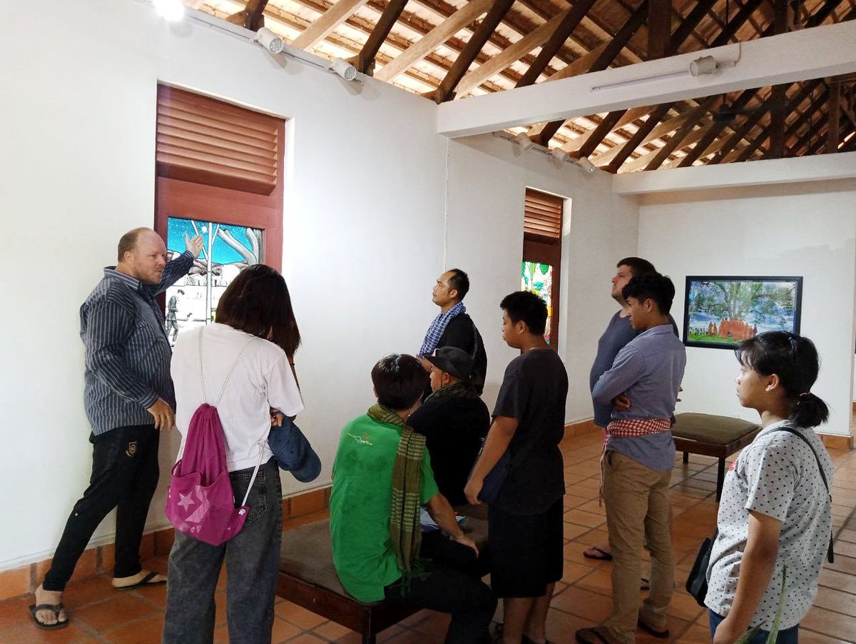 The Cambodia Peace Gallery welcomes visitors interested in #learning more about Cambodia’s #History of #resilience and creative #peacebuilding initiatives for a #positive future.