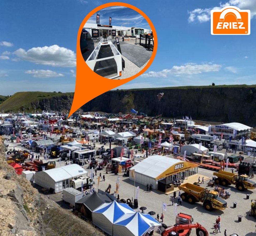 After another busy day yesterday at the Eriez stand, we're looking forward to the final day of #hillhead2022! Come and find our team at stand G11 near the recycling demo area, where you can see some Eriez magnets in action!

#mining #miningequipment #quarrying #minerals