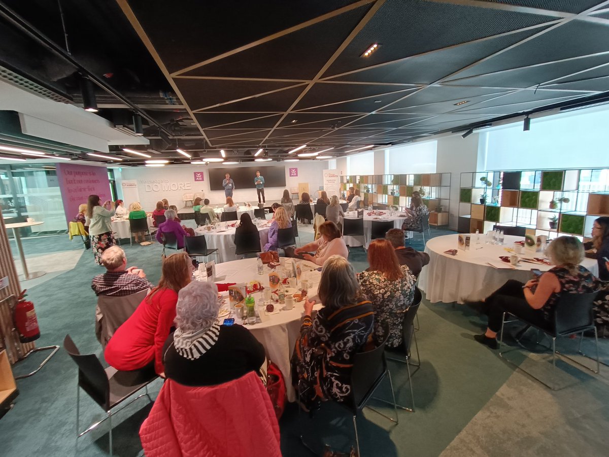 lorrainebowenx's tweet photo. Daragh Murphy of @november7films at the documentary launch reflecting on the success of the Women Active In Society Programme delivered by @Entre_Academy on behalf of @newkd funded by @DeptRCD #leaderfunding https://t.co/EAx2SQf049