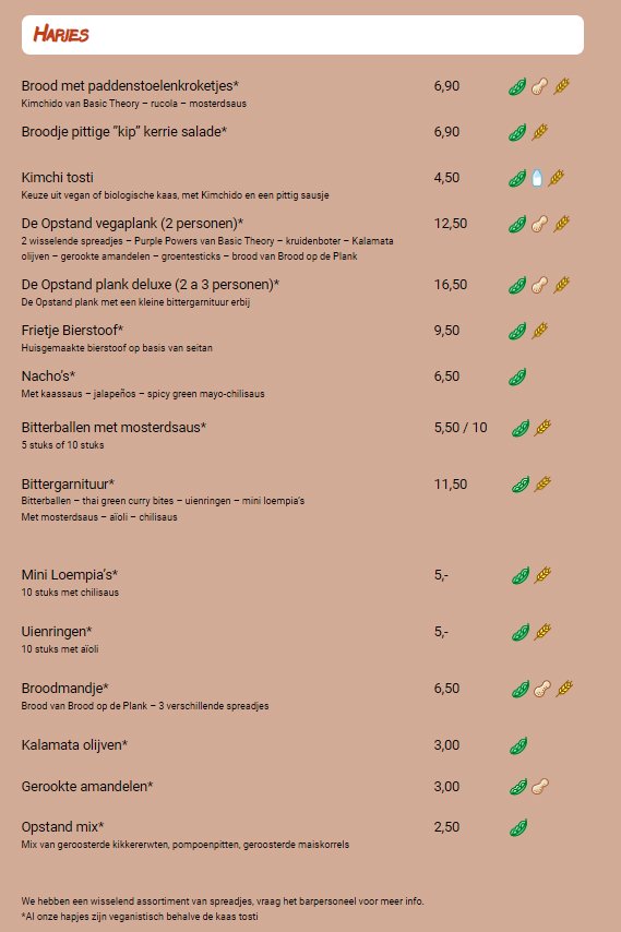 CafeDeOpstand's tweet photo. WOW! onze hapjes kaart heeft een flinke update gehad, dat wordt smullen 😀
check onze website voor meer info https://t.co/KnRlFh2pQV
#tostie #vegan #cafédeopstand #nijmegen #free #wifi #kimchi #vanwelderenstraat #centrum #citycenter #hapjes #cafedeopstand https://t.co/oKDuPUbDtg