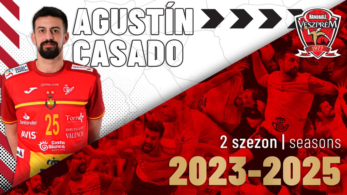 veszprem_hc's tweet photo. Agustín Casado joins Telekom Veszprém! 🔴⚪️ https://t.co/2HvgnIaKOM