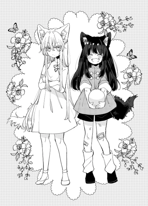 幼馴染百合🐺🐺

#創作百合 