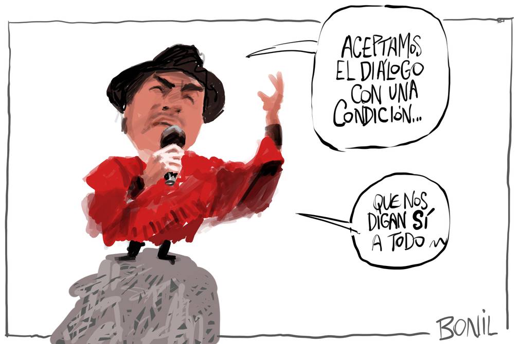 eluniversocom's tweet photo. Les compartimos la #ColumnaDeBonil de este 23 de junio

#Bonil #opinión #caricatura https://t.co/hhEaUvQT79