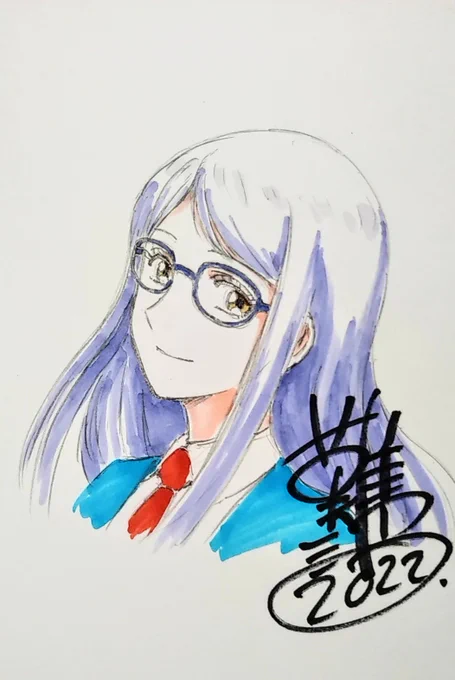 『ヒロインたるもの!』今晩、最終話放送です。
コンテで参加させていただいたシリーズも今回で最後。よかったらチェックしてくださいませ!
応援で千鶴ちゃんを描きました。実は好きなキャラなんです🌈 
