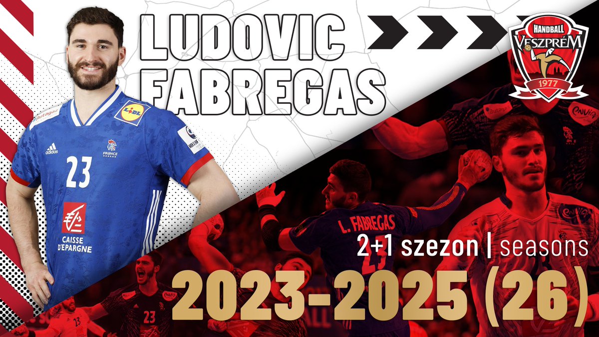 veszprem_hc's tweet photo. Ludovic Fabregas signs for Telekom Veszprém! 🔴⚪️ https://t.co/507wownqxc