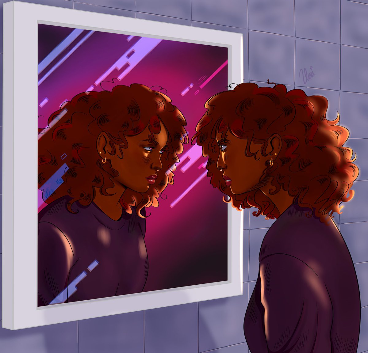 umiamara's tweet image. My genesis collection ‘The Tumultuous Self-Examination of an Imposter’ is now live on @opensea ♡

This collection depicts my struggle with imposter syndrome not just with my art but also as a person. 

10/10 editions
0.05 $ETH

opensea.io/collection/the…

More in thread✨