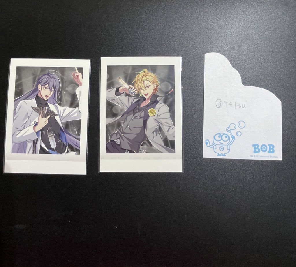 74ltu's tweet photo. ヒプノシスマイク ヒプマイ ぱしゃこれ 交換

譲▷一郎、二郎、左馬刻、零、寂雷、一二三

求▷同種三郎>異種三郎

🦉2枚〜
🦉纏めての方優先
🦉零のみ1枚〜🙆‍♀️

検索からでもお気軽にお声掛けください https://t.co/jjNTM7IGTQ