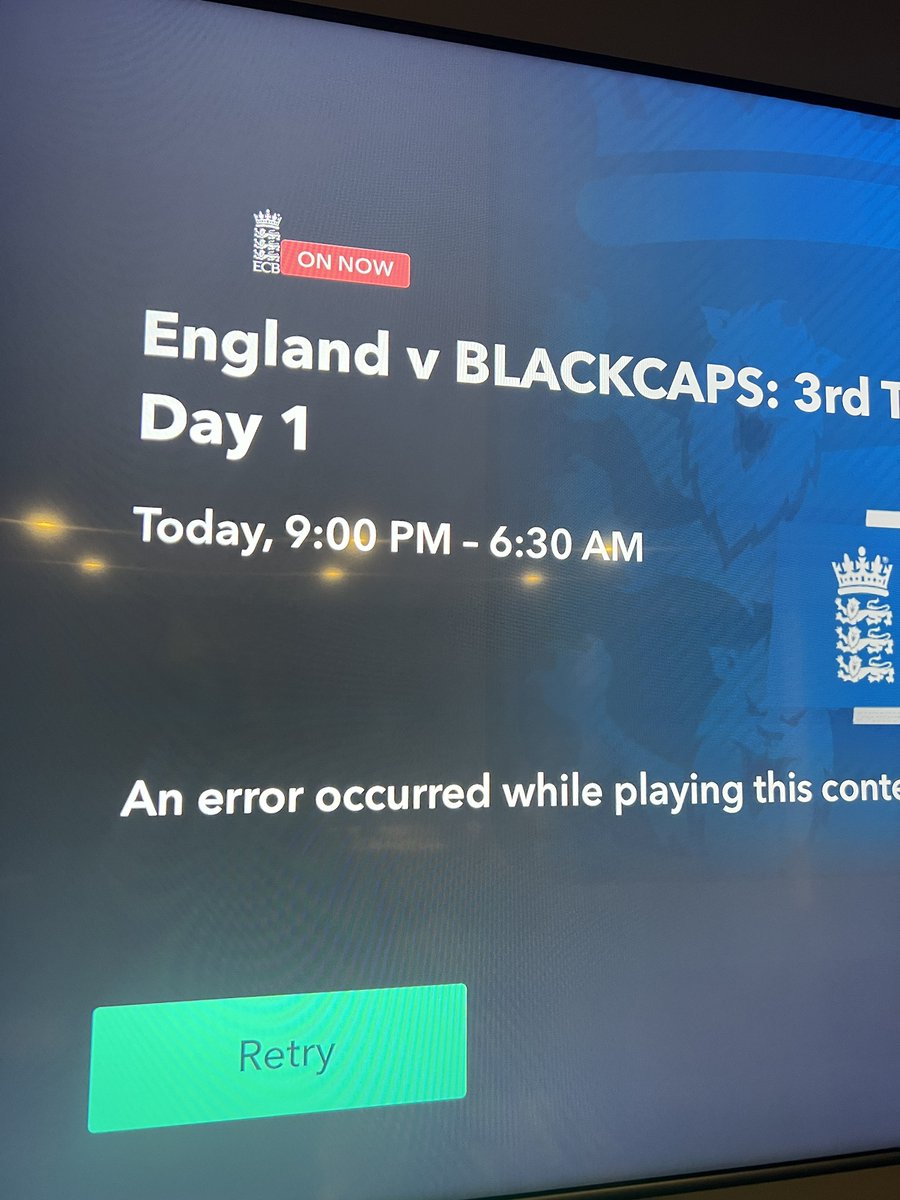 vanders's tweet photo. Hey @sparknzsport - can’t watch the test on Apple TV, what’s up? https://t.co/aRlawWVBmW