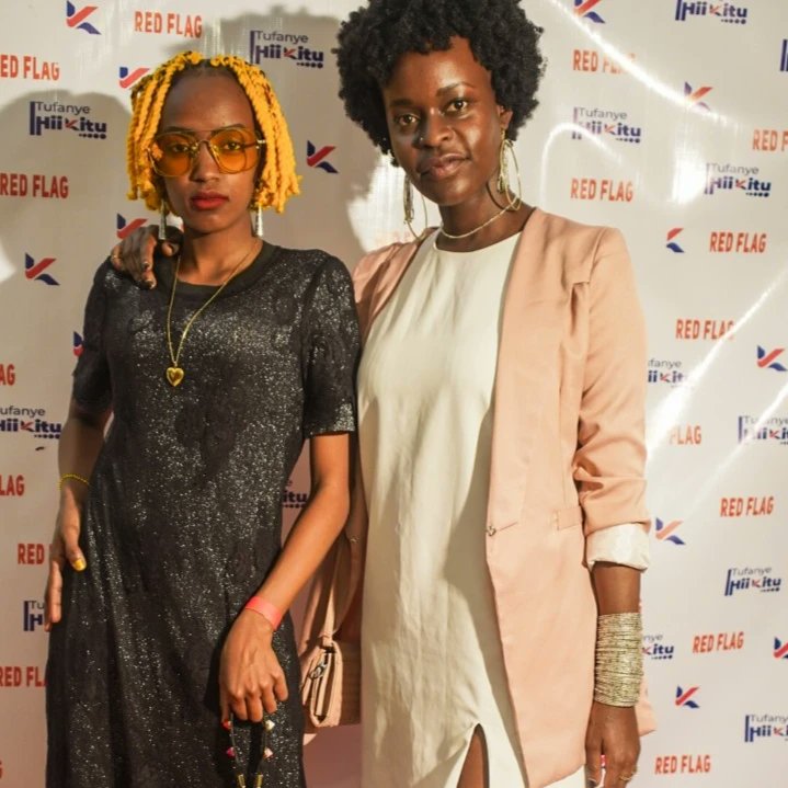 Shaharake's tweet photo. ✨ Scenes from the Red Flag movie premiere ✨ Jade Pictures and Kikao Kikuu Films have three movies on Shahara - each has taken more than a year &amp; hundreds of thousands of shillings to create. Through Shahara,  their fans support their work by purchasing &amp; watching their films 💫 https://t.co/c5UGRZlL0T