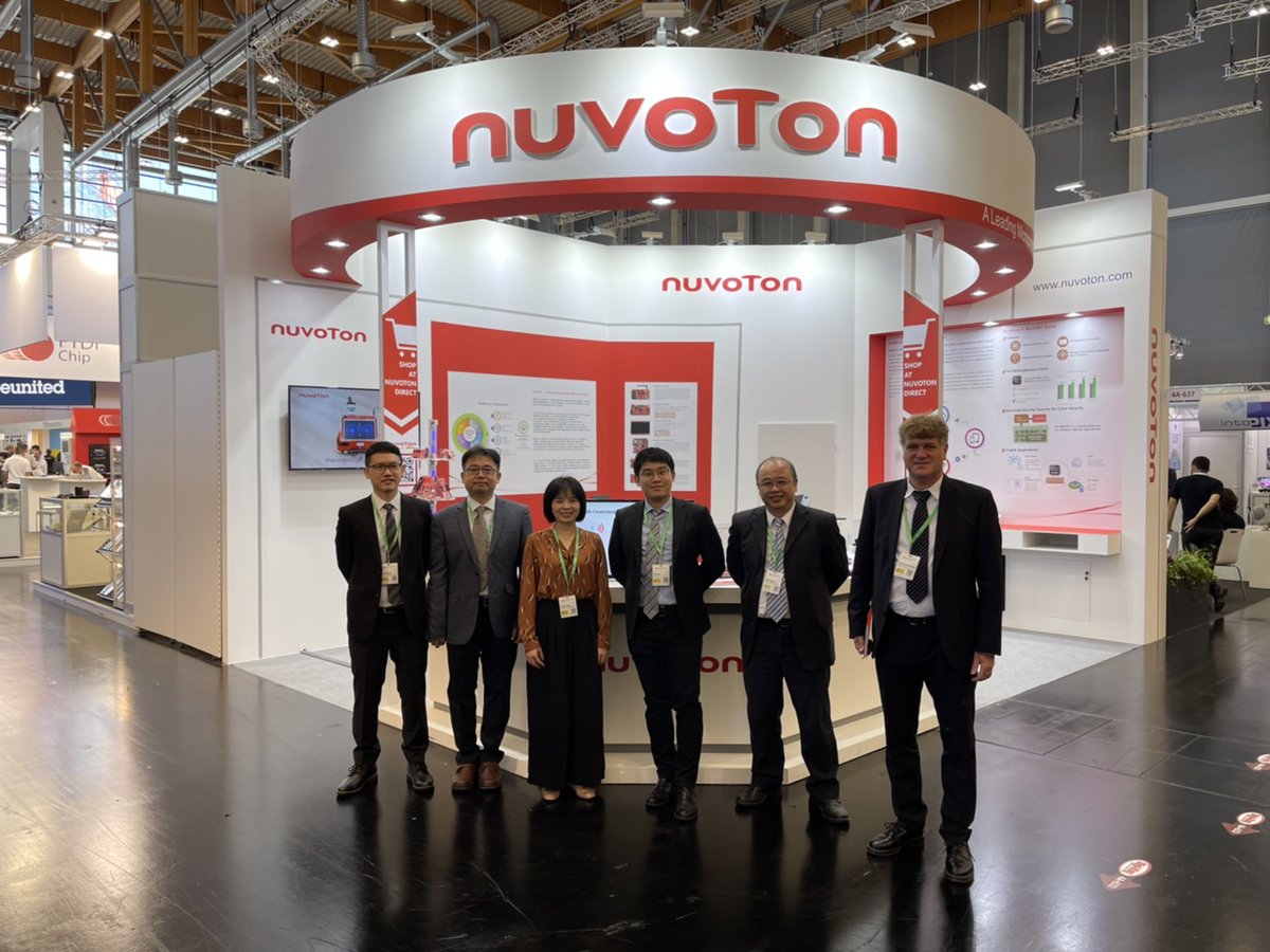 NuvotonMCU's tweet photo. It’s the last day of @embedded_world 2022! Visit us at 4A-637 for our latest products and solutions!
#Nuvoton #MCU #MPU #CortexA35 #CortexM23 #Heterogeneousmulticore #Automotive #HMI #IoT #IoTsecurity #Industrialcontrol #Edgegateway #embeddedworld2022 https://t.co/Qgqgy8wH2d
