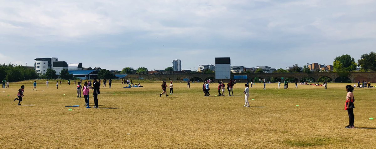 platformLDN1's tweet photo. We are #MillwallPark in @TowerHamletsNow for the @platformLDN1 #IsleofDogs Schools U9 Cricket Festival.
🏏🌤
@ArnhemWharf @cwceastferry @CwcGlenworth @CubittTownPri @HarbingerSch @StEdmundsSchoo1 @st_lukes_school @7millsprimary
@LutfurRahmanTH @MaiumMiah @ApsanaBegumMP https://t.co/aON09xcj8l