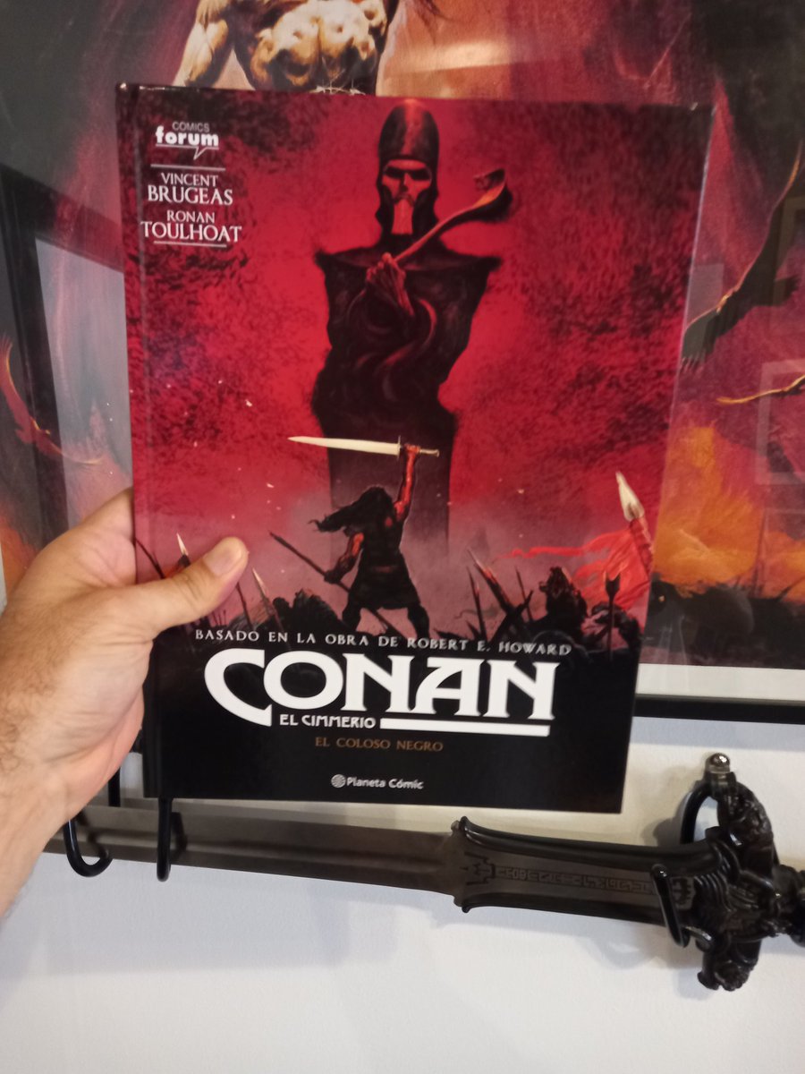 nandoman1905's tweet photo. El nuevo tomo de Conan de @PlanetadComic se viene para casa directo desde @banana_comics 
#Tebeitos #Conan #PlanetaComics #REHoward #Cimmerio #ConanelBarbaro #TDTpodcast https://t.co/ba4FTYWcYH