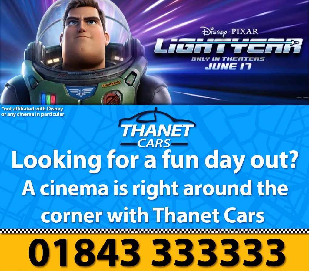 thanetcars's tweet photo. Call or message us on Facebook to book your day out to the cinema!

-Thanet Cars 01843 333333

We are not affliated with Disney or any cinema in particular, you can watch any movie at any cinema! https://t.co/sSXOdVnWp0