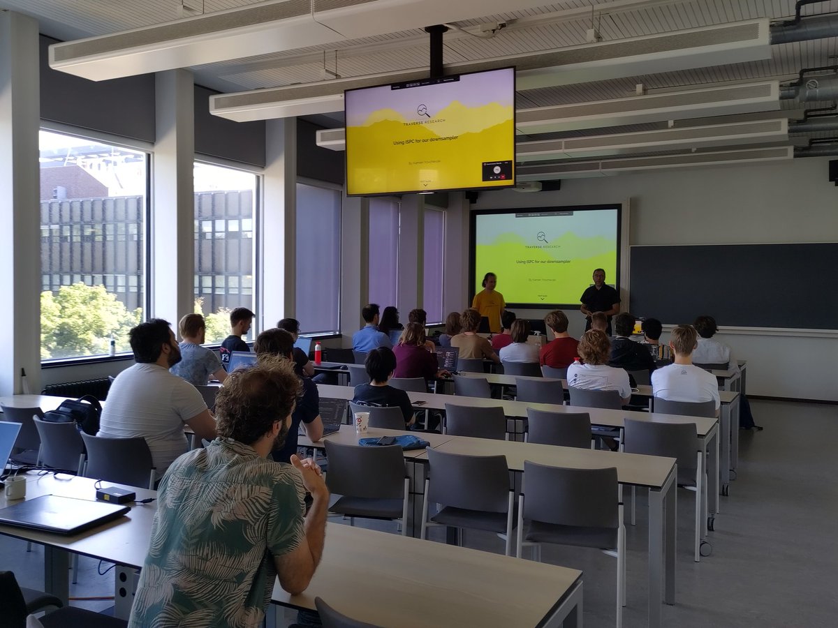 Very proud to have helped set this up! Kamen and Pete showed a lot about ISPC, how it's used in practice and explained low level details about ISPC and SIMD. Thanks @j_bikker for hosting!