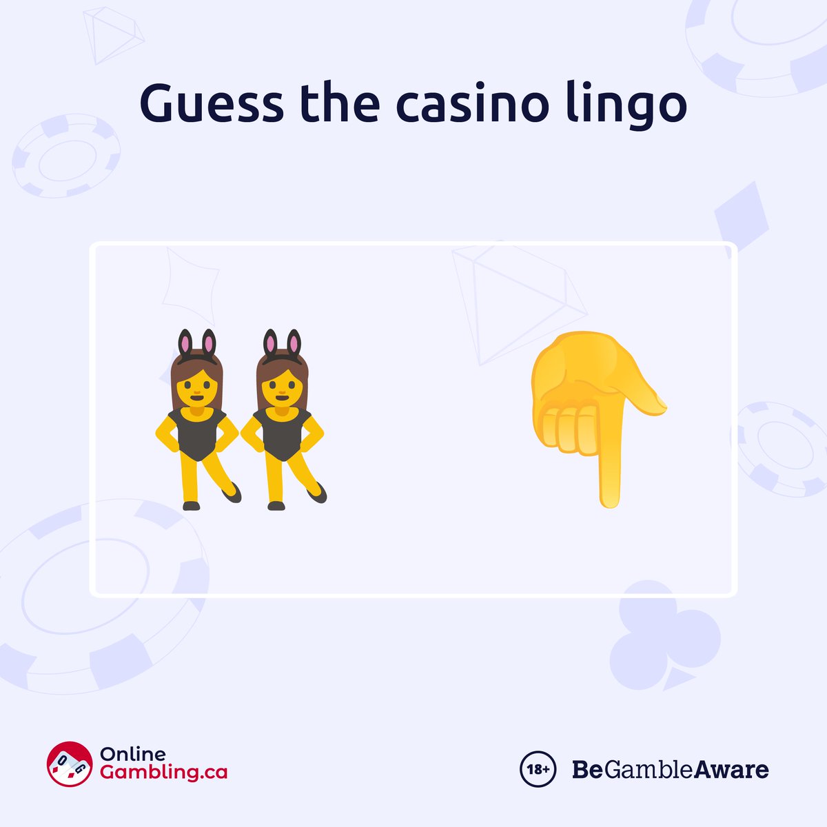 OGCANews's tweet photo. Can you crack this casino-themed catchphrase? Share your answers in the comments 🎲 https://t.co/YUo1UG9orq