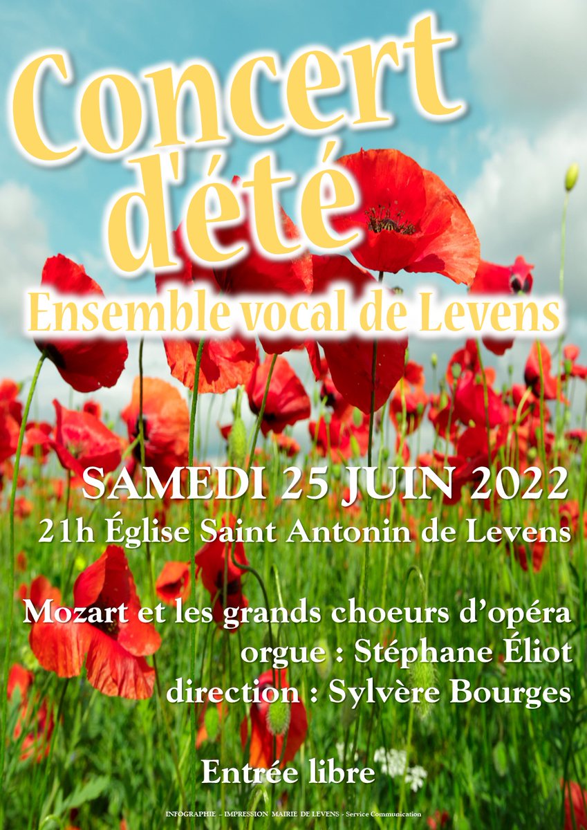 LevensTourisme's tweet photo. L'agenda de votre Week-End à Levens
#ExploreNiceCotedAzur #Levenstourisme #moyenpaysniçois #ateliercréatif #spectaclededanse #concert https://t.co/0xqcaq1WqQ