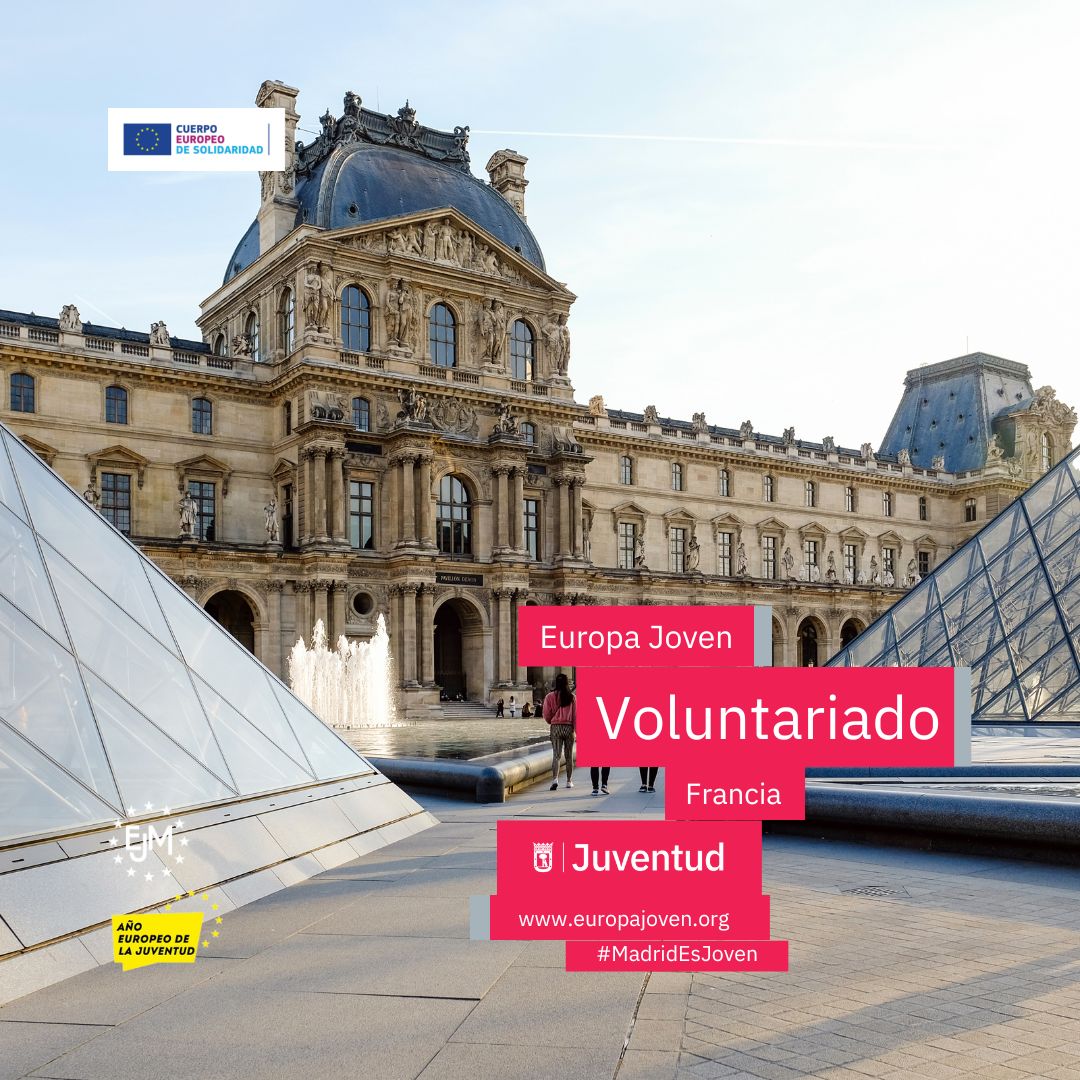 VACANTES DE ÚLTIMA HORA EN FRANCIA 🇫🇷👇
🔝 Dentro del programa Cuerpo Europeo De Solidaridad
❗ Fecha límite: cuanto antes
📅Proyectos en el Gran Oeste francés de agosto a julio 2023 (11 meses)
👀europajoven.org (Noticias) o en el enlace de nuestro perfil

<a href="/MadridJuventud/">Madrid Juventud</a>