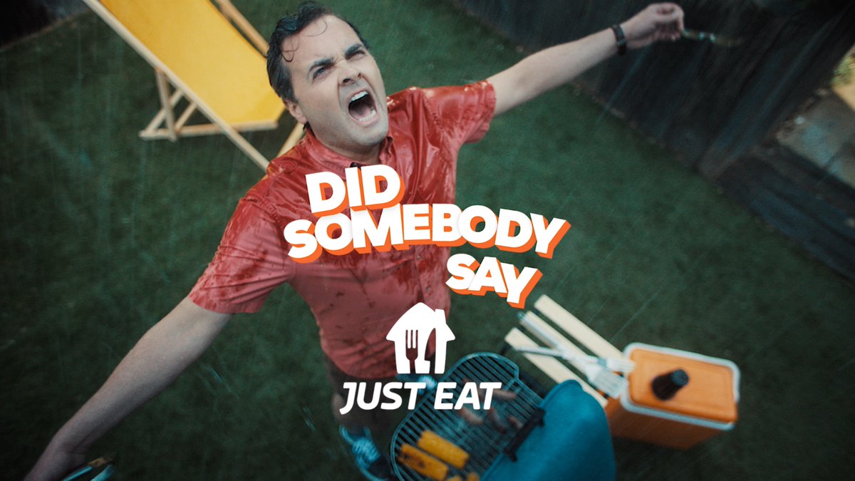 Check out @Aidanoneill6 in the new Just Eat Commercial. #DidSomebodySayJustEat 🌦️