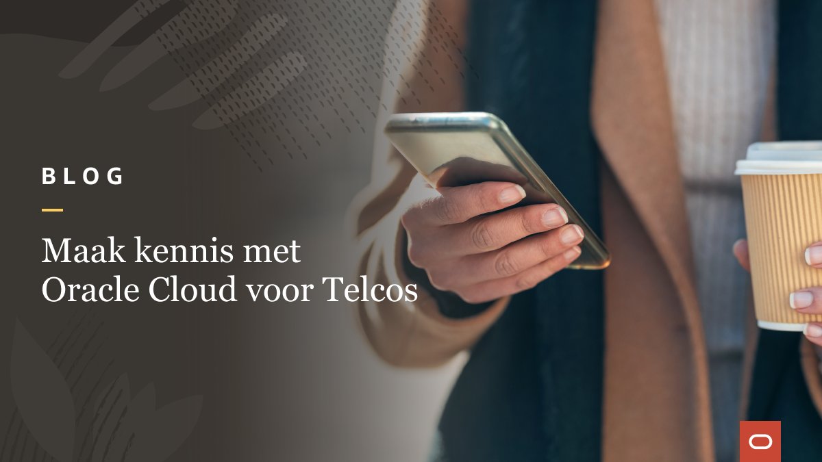 Oracle Nederland (@oracle_nl) on Twitter photo We herdefiniëren de #telco cloudmarkt.
Onze <a href="/OracleCloud/">Oracle Cloud</a> voor Telcos biedt telecomproviders een reeks oplossingen om de flexibiliteit en innovatie te vergroten en tegelijkertijd de bedrijfskosten te verlagen. social.ora.cl/6019zbr6t We herdefiniëren de #telco cloudmarkt.
Onze <a href="/OracleCloud/">Oracle Cloud</a> voor Telcos biedt telecomproviders een reeks oplossingen om de flexibiliteit en innovatie te vergroten en tegelijkertijd de bedrijfskosten te verlagen. social.ora.cl/6019zbr6t