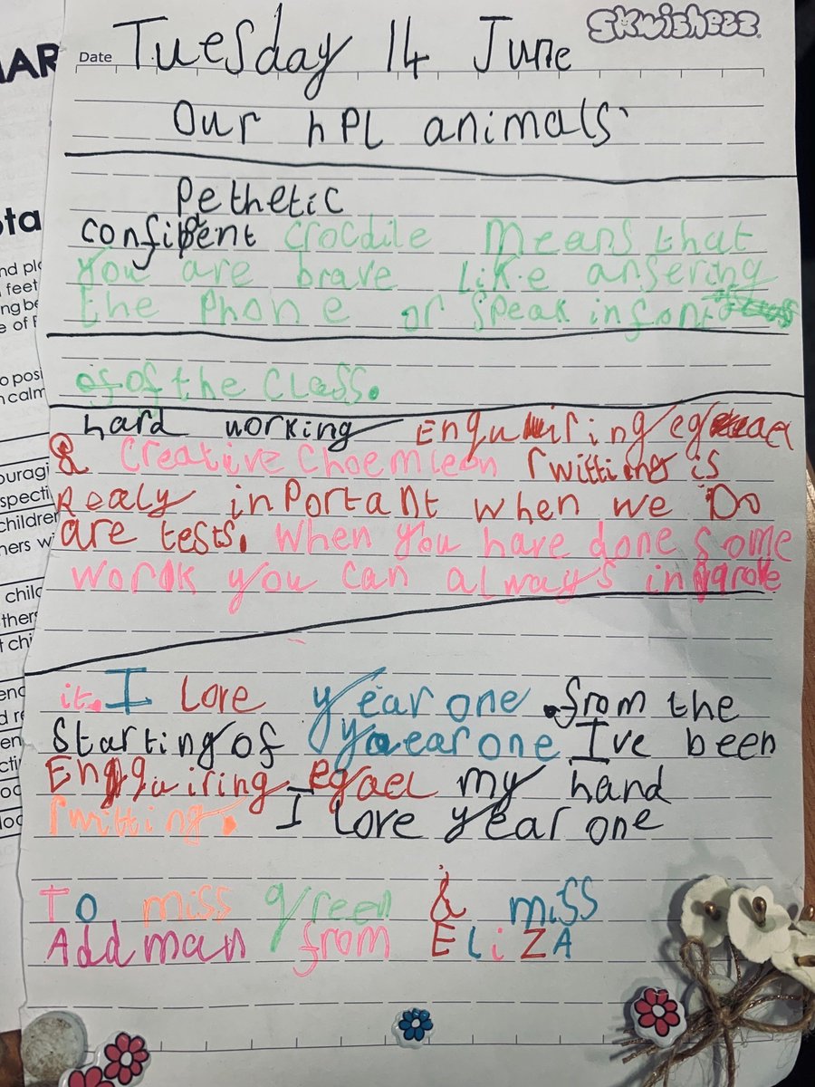 AlderTreeLeeds's tweet photo. Eliza in Year 1 really impressed us with the work she decided to do at home, where she explained how she demonstrates the values, attitudes and attributes of @HPLedu. 

Well done, Eliza! 

@HPLedu https://t.co/1GUnSj2oI6