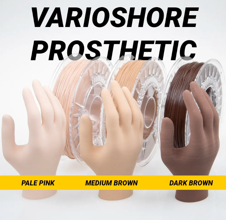 3DFilaPrint's tweet photo. BRAND #NEW
The @colourfabb #varioShore #TPU - uniquely suited for #3DPrinting #Prosthetics & #Orthotics
This version of varioShore is available in various #skintone colors
https://t.co/c9NQNbSms9
#3DPrinting #3DPrint #3DPrinted #3DPrinter #3DFilaPrint #CreateTek #Southend https://t.co/A47yTv4vvV