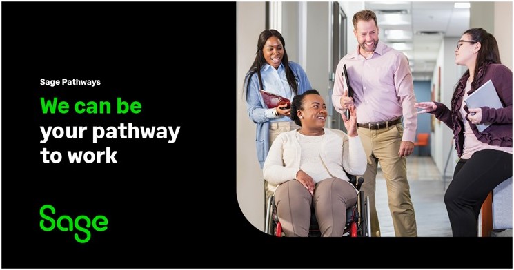 sagefoundation's tweet photo. Looking for a position in customer service or finance operations in South Africa? Sage Pathways is offering internships to people living with a disability to start their careers at Sage. Join us on 29 June in Soweto, register here: https://t.co/2nM8IM3E5h
#SageCareers https://t.co/Khgeyf1wgv