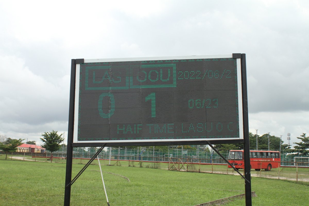 HT

@LASUBlazers 0 Vs <a href="/OOUGatekeepers/">OOUGatekeepers</a> 1

#HiFLNigeria
#LASUVsOOU
#HiFLBold_ng2022
#HiFLStanbicIBTC2022
#HiFLGroupstage2022