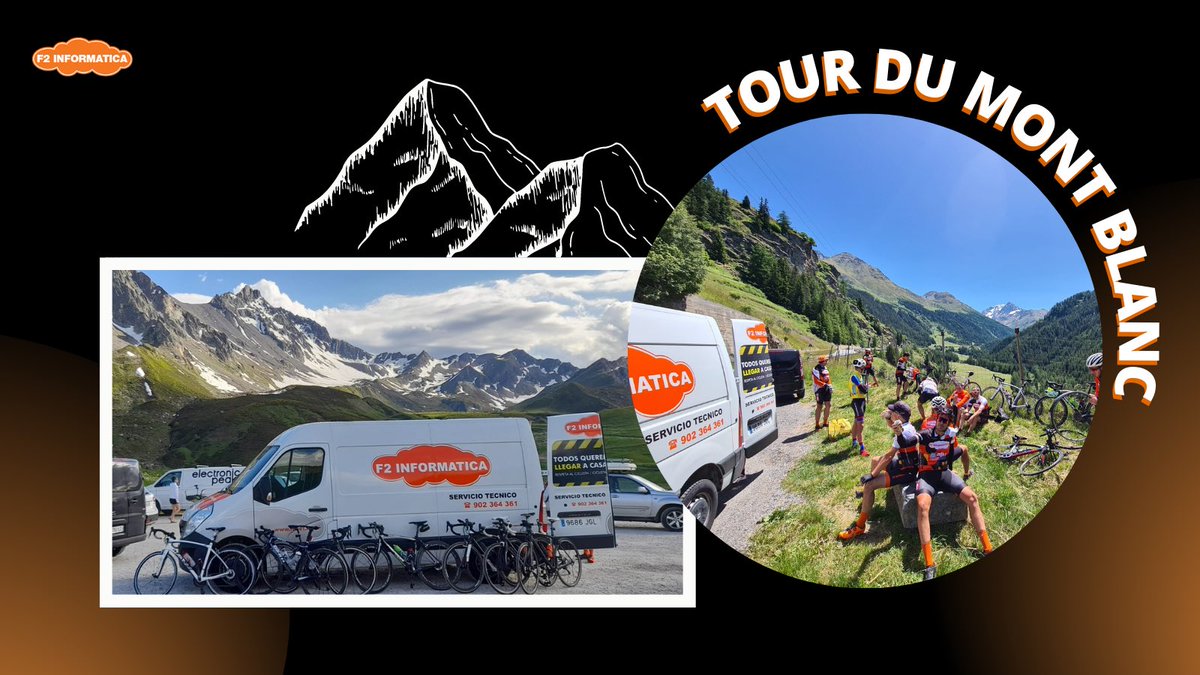 f2informaticasl's tweet photo. Esta semana pasada hemos recuperado una buena costumbre. 🔝
Junto con clientes, proveedores y amigos nos hemos ido hasta los Alpes a disfrutar de nuestra pasión. ⛰🚲😄

#alju
#cyclinglife
#tourdumontblanc
#f2informatica https://t.co/AcV1tiIHfu