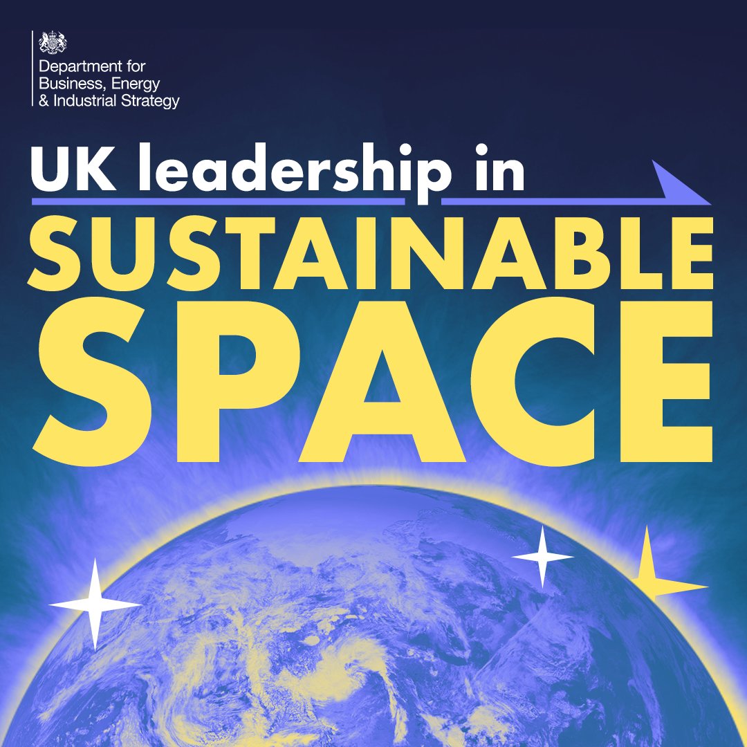 SciTechgovuk's tweet photo. Today at #SWFSummit22, Science Minister @GeorgeFreemanMP announced a new Plan for #SpaceSustainability 🚀

New measures will demonstrate the UK's commitment to improving the sustainable use of space, driving growth &amp; unlocking private investment 🪐

https://t.co/X5J27zqM2e https://t.co/PWzvxmHinu