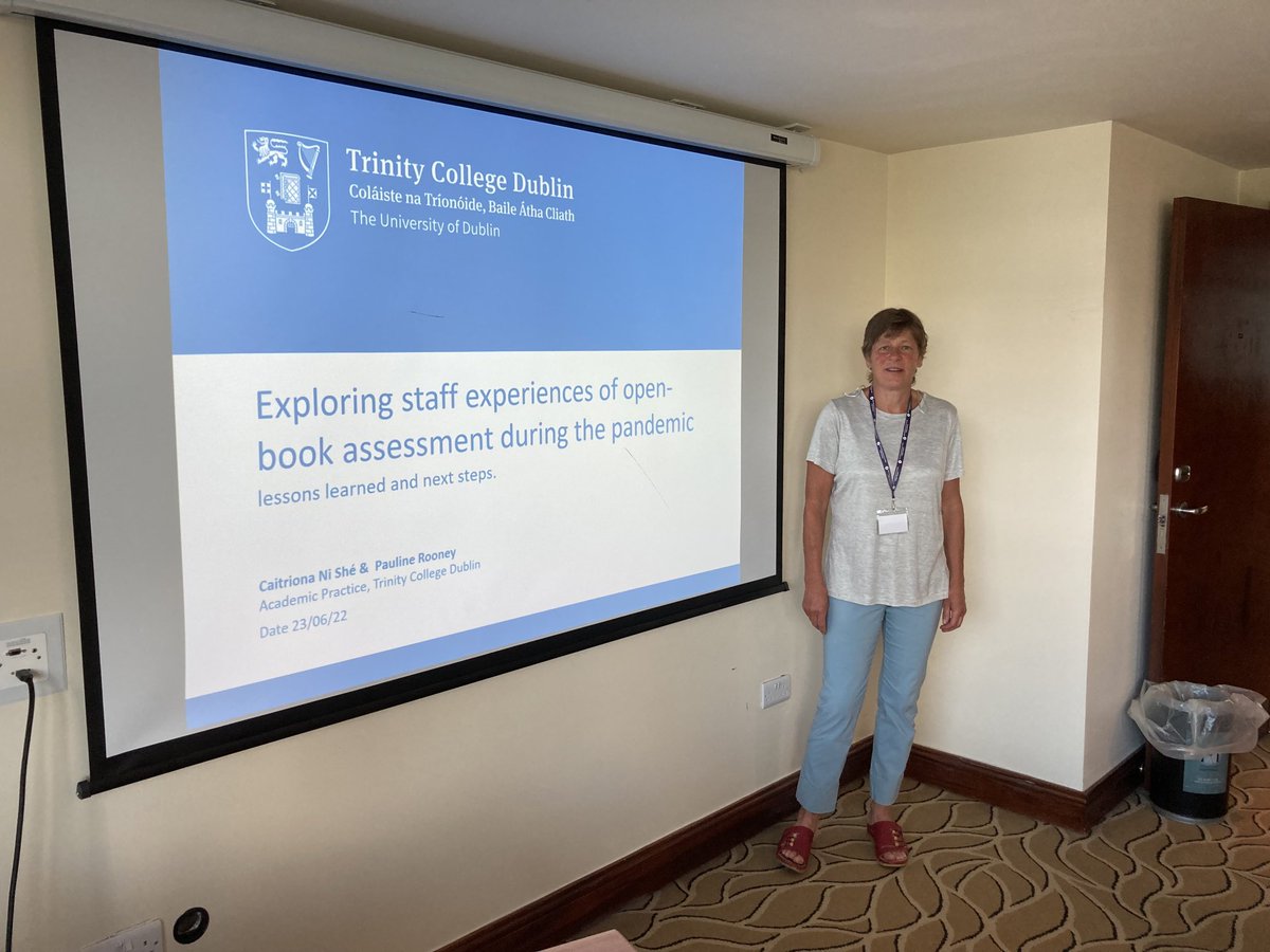 Caitríona (@cnishe) on Twitter photo @TCD_AP <a href="/ForumTL/">National Forum T&L</a> Delighted to have presented @paulinecieo and my work on Open Book Assessment to a standing room only audience this morning <a href="/AheConference/">AHE Conference</a> in Manchester @TCD_AP <a href="/ForumTL/">National Forum T&L</a> Delighted to have presented @paulinecieo and my work on Open Book Assessment to a standing room only audience this morning <a href="/AheConference/">AHE Conference</a> in Manchester