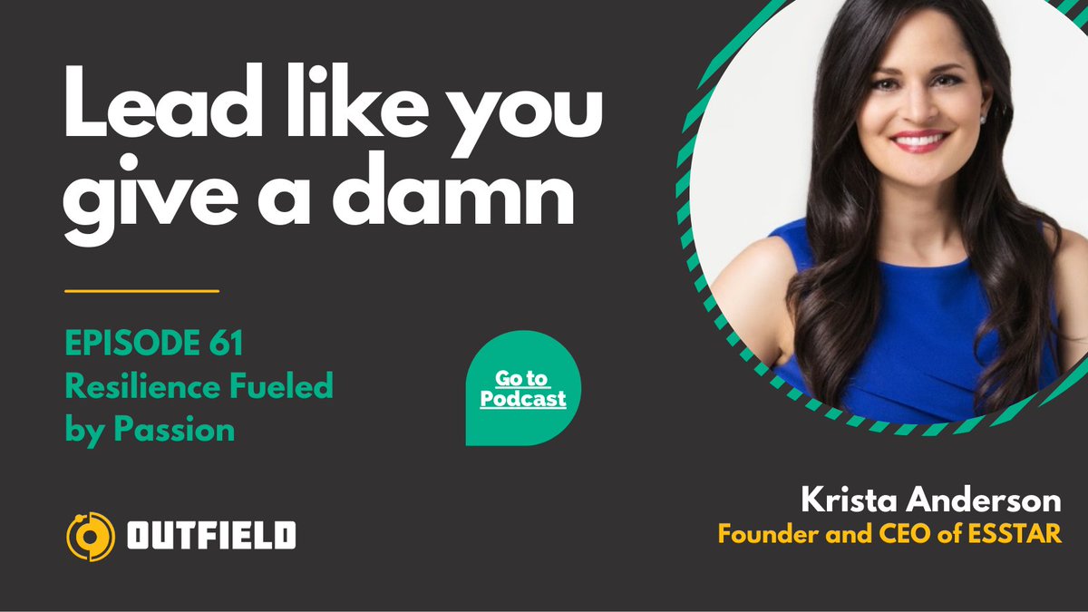 In episode 61 of Lead Like You Give a Damn we welcome Krista Anderson, founder and CEO of ESSTAR, an international organic food brokerage and distribution company. Listen in as we talk about resilience fueled by passion >>> bit.ly/3yekxbu #leadership  <a href="/ESSTAR_US/">Healthy on the Go</a>