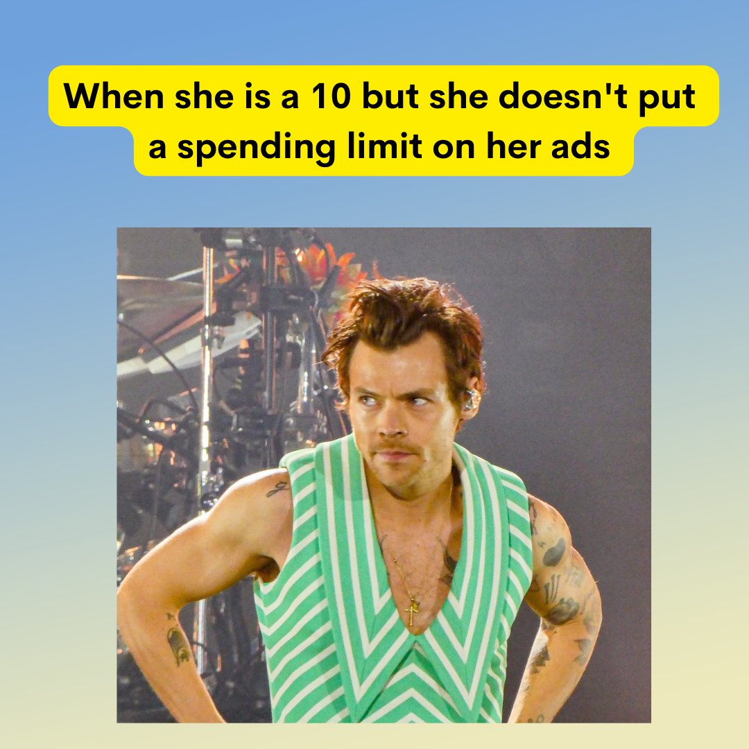 We can say it without any doubt that Harry wouldn't like that either!

#marketingmeme #sheisa10 #memes #HarryStyles