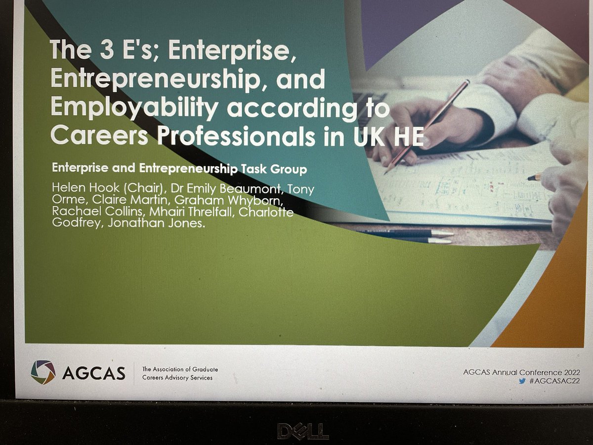 HelenJHook's tweet photo. Almost time for our workshop on: The 3 E’s; Enterprise, Entrepreneurship &amp; Employability 🙌 @AGCAS #AGCASAC22 https://t.co/d5CcRXEM2z